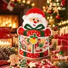 Bolsa de Embalaje de Bocadillos Navideños de Dibujos Animados Bolsa para Empacar Dulces y Galletas Bolsita Pequeña Linda de Mano para Fiestas Infantiles