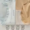 Pantaletas sexy de tirantes finos moldeadoras de cintura para mujer, encaje hueco de puro deseo, satén brillante, ajustadas a la cadera, cómodos y transpirables, de tiro medio