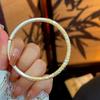 Pulsera de Pie con Patrón de Hierba Enrollada Chapada en Oro Plata 9999 para Mujer Flor de Ciruelo Pintada en Oro Sólida Tallada a Mano Estilo Nacional Nicho Regalo