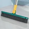 Cepillo para huecos de baldosas, para inodoro, para cabello duro, para uso doméstico, sin ángulo muerto, cepillo para limpieza de baño, cepillo para suelo con mango largo