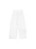 Pantalones casuales de pierna ancha estilo retro americano con estampado floral para mujer, pantalones largos rectos casuales versátiles de cintura alta holgada para otoño