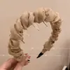 Faixa de cabelo antiderrapante com dentes estilo francês para mulheres, adequada para maquiagem e lavar o rosto, uso diário, presilha alta para cabelo, acessório de cabelo