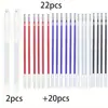 10 piezas bolígrafo de borrado por alta temperatura ropa soluble en agua desvanecimiento desvanecimiento de color desvanecimiento calor bolígrafo de borrado carcasa sastre tela cuero PU costura
