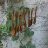 Utensilios de cocina de madera de olivo espátula cuchara para sopa colador pala para saltear pala de madera pala para sartén antiadherente juego de cucharas para fideos