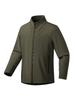 Chaqueta softshell de cuello alto color sólido cortaviento cálida primavera y otoño ropa de trabajo chaqueta para hombre
