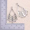 Colgante de Aleación Porosa, Joyería de Estilo Étnico Hueco en Oro y Plata Antigua, Accesorios para Pulsera y Collar Hechos a Mano para DIY