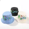 Sombrero de Pescador para Niños Viajes al Aire Libre Dinosaurio de Dibujos Animados Sombrero de Sol a Prueba de Viento para Niños y Niñas Lindo Sombrero de Bebé Fabricante Sombrero de Cubeta