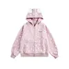 Roupas Masculinas Beijie 2026 Primavera Novo Design Criativo Moletom com Capuz e Orelhas Jaqueta Cardigã Solta Tendência Masculina