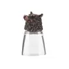 Copo Criativo de Novo Estilo para Bebidas Alcoólicas com Design de Cabeça de Animal, Copo Pequeno, 0,05kg Copos de 50ml, Garrafa de Whisky, Estojo de Couro