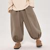 Pantalones Casuales para Niños Changguo Ropa Estilo Coreano para Niños Pantalones Deportivos de Otoño para Niños Pequeños Primavera y Otoño Pantalones Jogger de Color Sólido