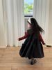 2025 Nuevo Otoño Ropa Infantil Estilo Coreano Ropa Infantil Niñas Vestido Chaleco a Cuadros Falda de Otoño Falda Infantil