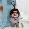 Colgante Labubu de 17 cm Ropa Gato t Traje Primera, Segunda y Tercera Generación Ropa de Muñeca Labubu Ropa de Muñeca