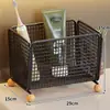 Estante Organizador de Peines Baño Tocador Cesta de Almacenamiento Encimera de Lavado Cepillo de Dientes Pasta de Dientes Artefacto de Almacenamiento Multifuncional