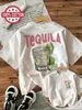Talla Europea TransfronterizaCamiseta Holgada Estilo Retro de Bebida de Limón para Mujer Camiseta Divertida Camiseta Gráfica de Moda