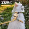 Arnés para Gato Abejita H-Shaped Anti-Escape Correa para Gato de Exterior Celebridad de Internet Correa de Pecho Ajustable Arnés para Gato