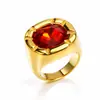 Anillo Geométrico Redondo de Acero de Titanio y Circonita Estilo Ins Europeo y Americano, Joyería para Mujer Moderna y de Alta Gama en Oro de 18K, Resistente al Agua y que No se Desvanece