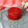 Nova Caixa de Doces Criativa Estilo Europeu para Casamento Pequena Caixa Redonda de Folha de Flandres Impressa Embalagem de Lembrancinha de Casamento Caixa de Doces em Estoque