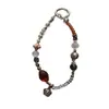Estilo ins, divertido, lindo, cadena para teléfono con cuentas inspirada en la dopamina, charm para bolso, llavero y accesorio al por mayor