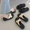 Estilo de Hada de Lunares con Falda, Impresionantes Zapatillas de Una Sola Pieza para Mujer, Ropa de Verano para Exteriores, Sandalias de Playa Versátiles de Suela Gruesa, Nuevo Modelo 2025