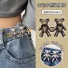 Broche de Perla Antirreflejos Sentido Avanzado Nicho Hebilla de Cintura para Pantalones de Mujer Artefacto para la Cintura Pin de Accesorios Fijos para Ropa