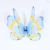 (Preço Completo) Tule Estéreo de Camada Dupla de 5cm Pequenas Asas de Borboleta Acessórios de Grampo de Cabelo Feitos à Mão DIY Material de Alfinete