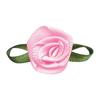 Decoración Floral Yao Ming DIY Hecho a Mano Hoja de Ocho Caracteres Rosa de Té de Dos Puntas Ropa Íntima Accesorios Decorativos Cinta Flor Pequeña