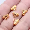 8x 10mm 0,35g multicolorido DIY acessórios para colar pulseira padrão oco tee cabeça pendurada