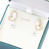 Sun Cloud Nuevo Dulce Exquisito Aretes de Mariposa de Concha Blanca Diamante Oro Plateado Pin de Plata 925 Aretes de Insectos para Mujer