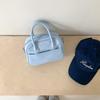 Bolso de Mano de Nailon Estilo Coreano 2025 Estilo Fresco de Verano para Mujer Estilo Mínimo Nuevo Estilo Bolso Cuadrado Pequeño Casual Ligero Bandolera