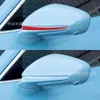 Adecuado para 19-22 Porsche Taycan Interior de Coche Modificado Fibra de Carbono Espejo Retrovisor Tira Decorativa Pegatinas