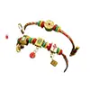 2025 Nuevo Festival del Bote del Dragón Pulsera de Cuerda Colorida Tejida a Mano Regalo Pulsera para Niños Pulsera de Buena Suerte para Adultos Ajustable