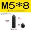 Acero Inoxidable 304 Zinc Negro Punta Ranura Cruz Tornillo de Máquina M2-M6 Extremo Cónico Tope Tornillo de Fijación Superior