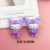 Acessórios de Resina de Arroz Roxo Desenho Animado Cola de Creme DIY Capa de Celular Acessórios de Cabelo Adesivo de Geladeira Chaveiro de Copo D'água Adesivo de Fivela de Sapato
