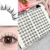 Cílios Postiços Transfronteiriços, Cílios Tipo Veado, Realçador de Maquiagem Natural, Aumenta Naturalmente os Olhos, Versátil para Vários Estilos de Maquiagem, Grande Capacidade