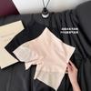 Shorts de Seguridad Sin Costuras de Cintura Alta Dos en Uno para Control de Abdomen y Levantamiento de Glúteos, Leggings Finos de Verano Antibacterianos de Seda de Hielo