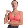 Sujetador Deportivo Sujetador Deportivo de Yoga con Abertura Malla Agujeros Transpirables Talla Grande Sin Aro de Acero Chaleco Sujetador Deportivo para Mujer