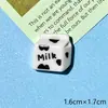 Accesorios de Resina DIY de Dibujos Animados Joyería Dibujos Animados Pegamento de Leche para Leche Pasador para el Cabello Funda para Teléfono Móvil Hebilla de Zapato Llavero