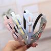 Diadema para Niños Estilo Coreano Celebridad de Internet Dentada Antideslizante Niña Lindo Pasador Diadema para Niña Estudiante Lazo Joyería