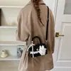 Bolso Boston de Encaje Floral Dulce para Mujer 2026 Nueva Moda Versátil para Viajes Diarios Bolso Cruzado Tipo Almohada