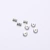 Aretes Damila S925 plata de ley accesorios flor plata tapón de oreja hebilla de oreja tapón de oreja tapón de oído al por mayor