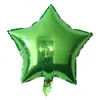 Globo de papel de aluminio de estrella de cinco puntas de 18 pulgadas impresión de logo publicitario cumpleaños boda tienda diseño impresión bola al por mayor