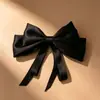 Presilha de Cabelo com Laço, Estilo de Penteado de Rabo de Cavalo Baixo de Alta Qualidade, Presilha de Primavera Doce Estilo Princesa, Acessórios de Cabelo de Alta Qualidade para Mulheres