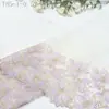 Material de encaje con bordado floral de malla en bloques de color exquisito Tanglong para dobladillo de falda DIY, lencería y ribete de encaje para camisola