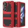 Elegante funda anti-caídas 2 en 1 de TPU y PC para teléfono Samsung Z FOLD6 5G pantalla plegable izquierda y derecha 34