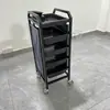 Novo Carrinho de Cabeleireiro, Carrinho de Ferramentas para Salão de Beleza, Carrinho de Cabeleireiro Multifuncional, Carrinho para Permanente e Coloração de Barbearia, Carrinho de Armazenamento