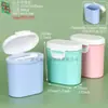 Caja de Leche en Polvo de Doble Capa para Bebé Caja de Cereales de Arroz Sellada a Prueba de Humedad Lata de Leche en Polvo Contenedor de Comida para Bebé Portátil Caja Dispensadora de Leche en Polvo