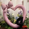 Nuevo Marco de Fotos de Amor Hueco de 40 pulgadas Globo de Película de Aluminio Decoración para Fiesta de Cumpleaños de Bebé Accesorios para Fotos de Boda