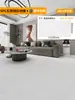 Piso Entrelazado de Piedra-Plástico SPC, Piso Compuesto de Madera Click-Lock, Auto-Instalación para Uso Doméstico, Resistente al Fuego, Retardante de Llama, Engrosado y Resistente al Desgaste