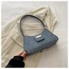 Bolso Maillard vintage para mujer, nuevo bolso de hombro elegante de 2024, bolso de hombro francés versátil y moderno, bolso de verano para debajo del brazo.