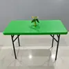 Mesa retangular plástica longa dobrável para barracas de rua, mesa de jantar comercial conveniente e simples, mesa de escritório personalizável